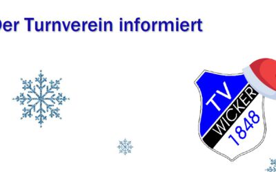 Schließung der Turnhalle zwischen den Jahren